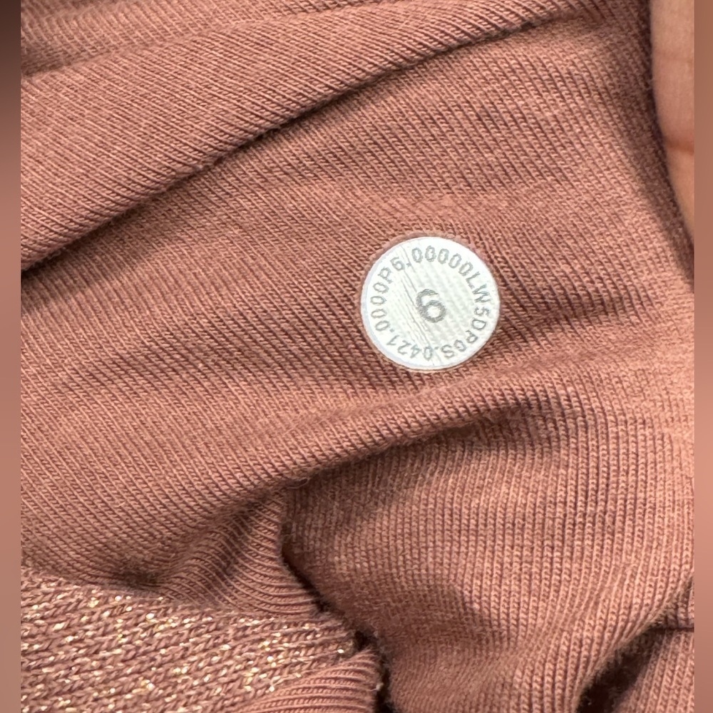 Lululemon Scuba High-Rise Jogger in Sparkle Smoky Topaz Size 6 - Picture 6 of 10